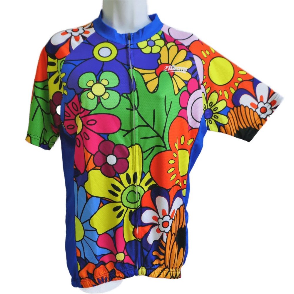 21Grams Womens Cycling Jersey Short Sleeve Bike Top 3 Rear Pockets Breathable 3X - Picture 2 of 8